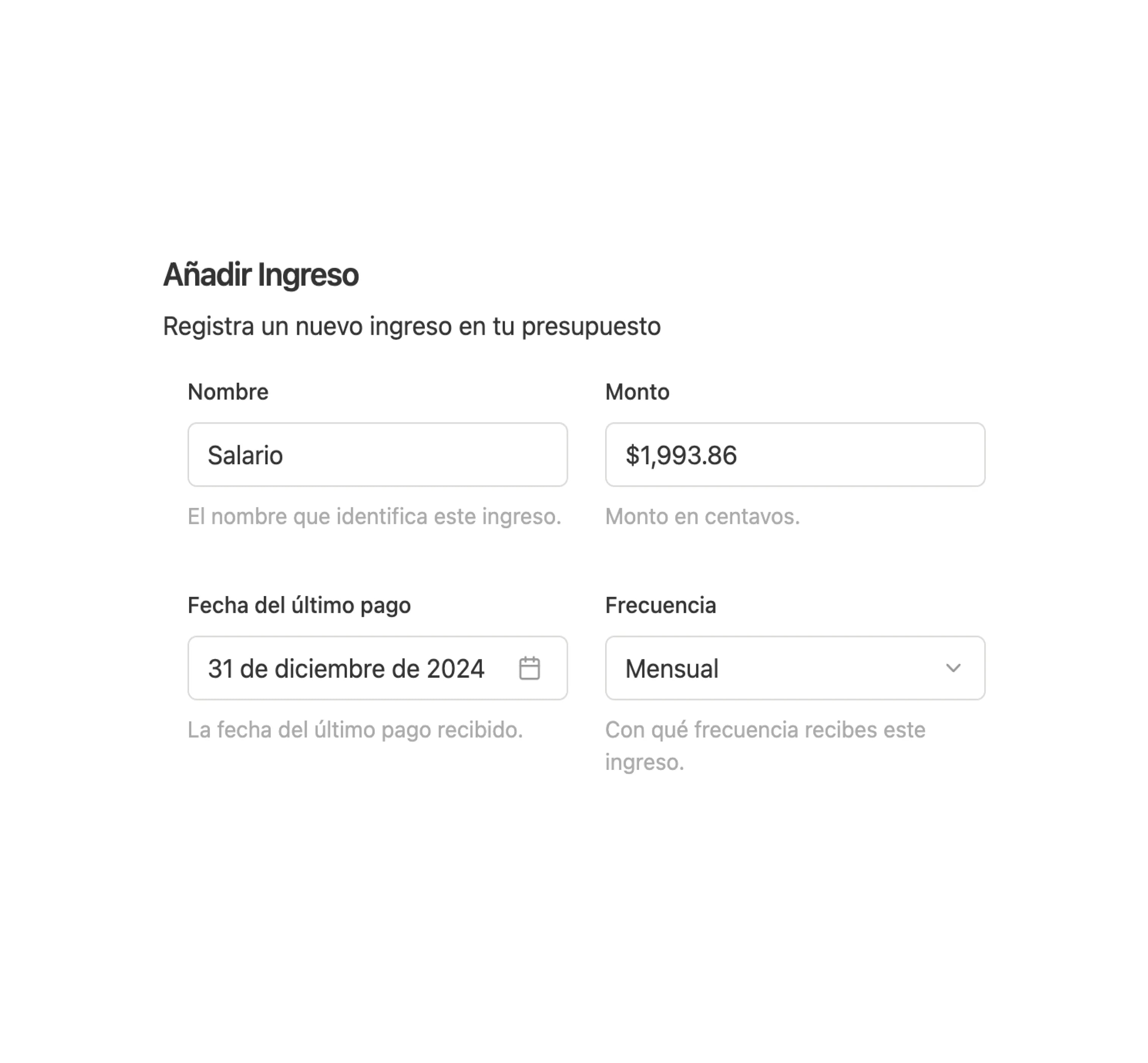 Registra tus Movimientos